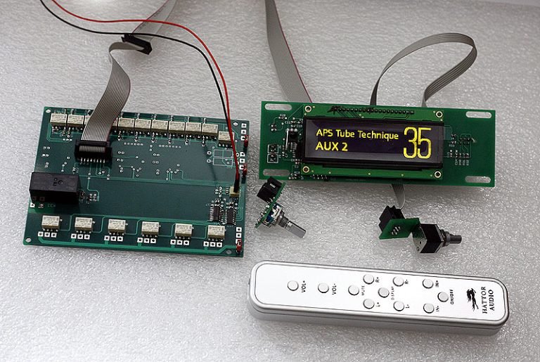 SHUNT type 64 steps attenuatorwith 6x input selector KHOZMO High